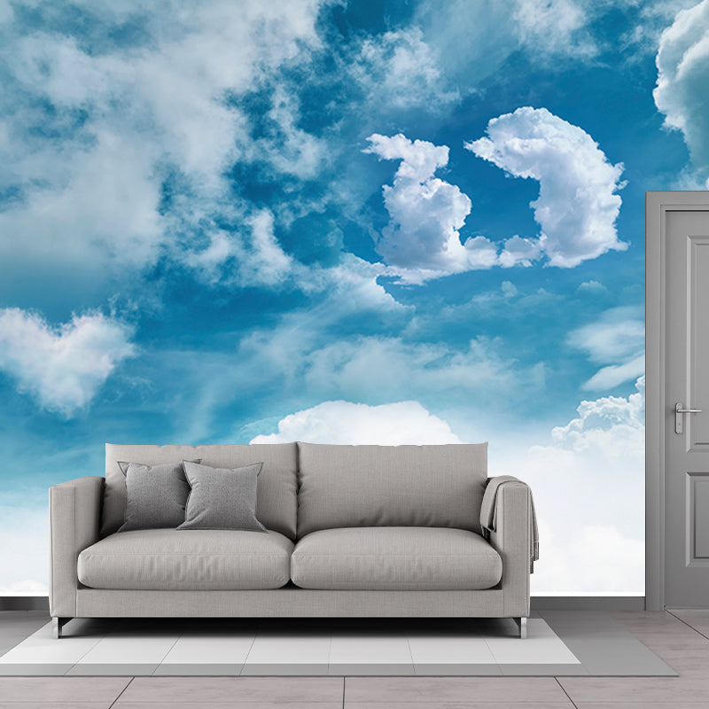 Contemporary Home Decor Sky Mural Decal Customized Wall Covering for Gust Room