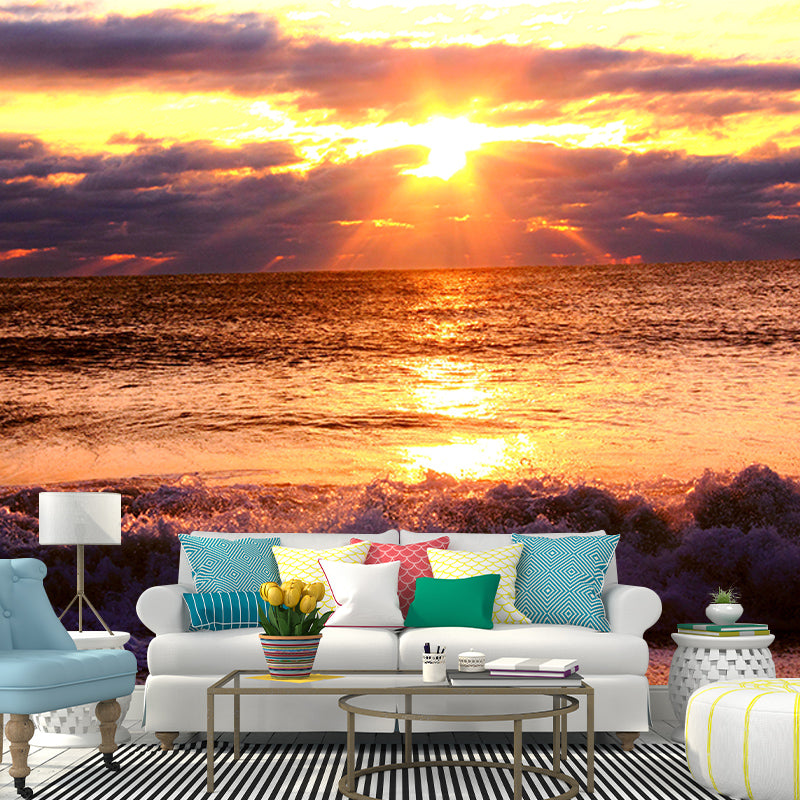 Beach View Wall Mural for Living Room Bedroom Wall Decor, Made to Measure