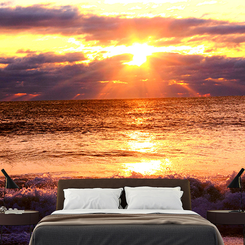 Beach View Wall Mural for Living Room Bedroom Wall Decor, Made to Measure