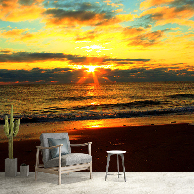 Beach View Wall Mural for Living Room Bedroom Wall Decor, Made to Measure