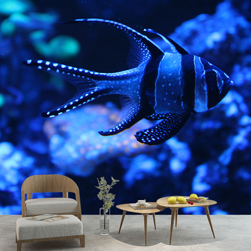 Sea Creatures Mural Wallpaper for Bedroom Home Decoration, Moisture Resistant