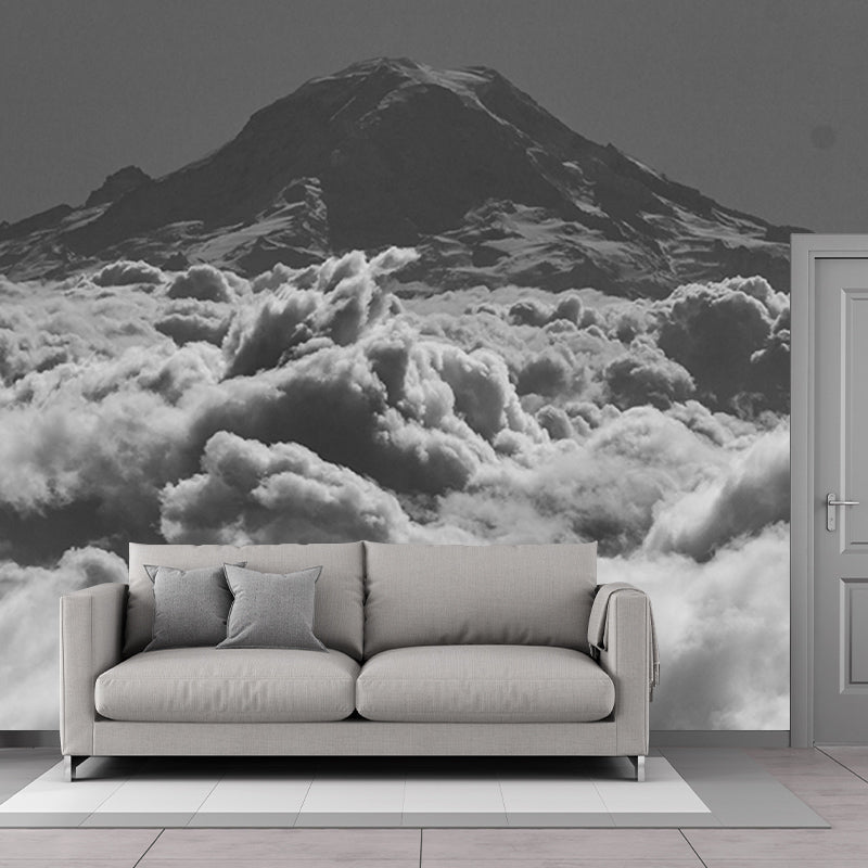 High Mountain Mural Wallpaper for Home Decoration Simple Wall Art, Made to Measure