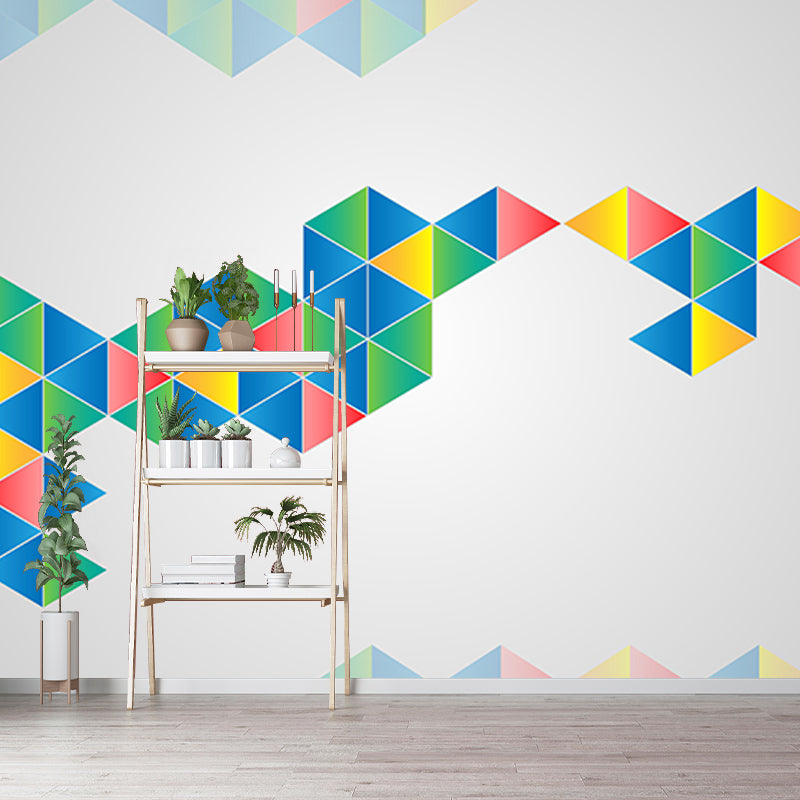 Geometry Shape Wall Art for Living Room Modern Wall Mural, Made to Measure
