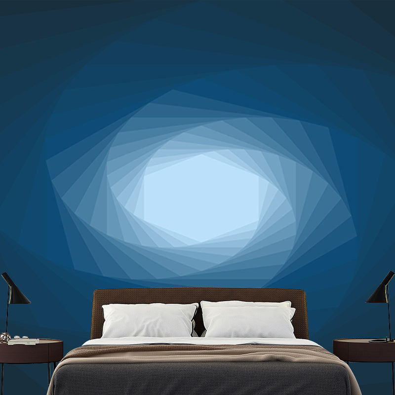 Hexagon Geometry Wall Murals Modern Style Moisture Resistant Wall Covering