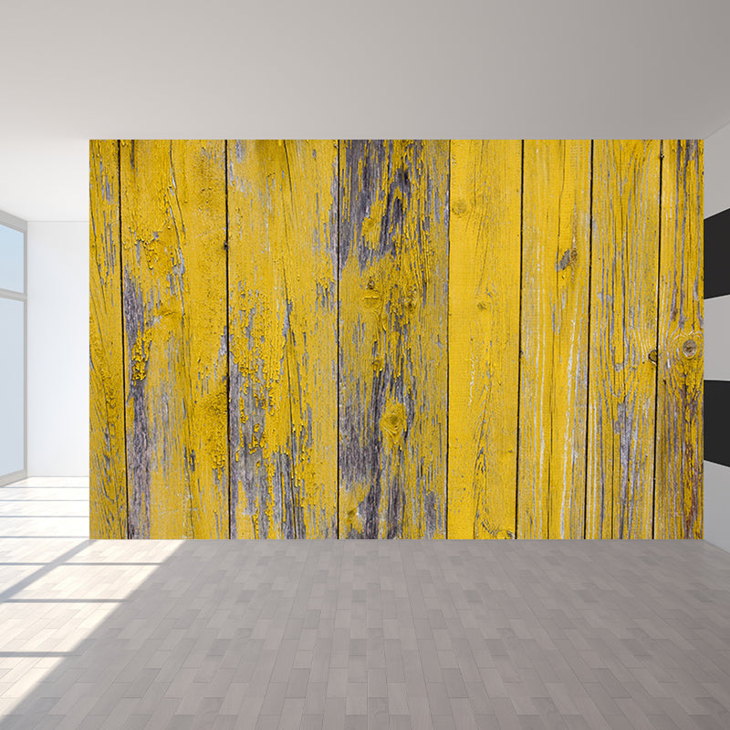 Old Wood Grain Wallpaper Mural Custom-Made Wall Covering for Sitting Room