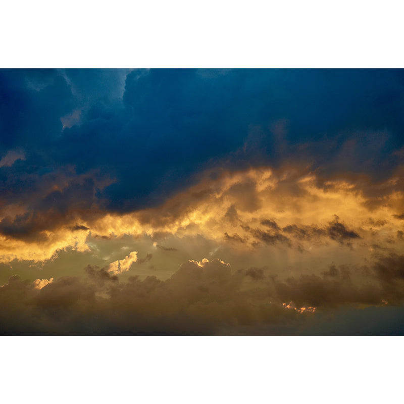 Heavy Cloud Cover Wall Mural Wallpaper Moisture Resistant Modern Bedroom Home Decor