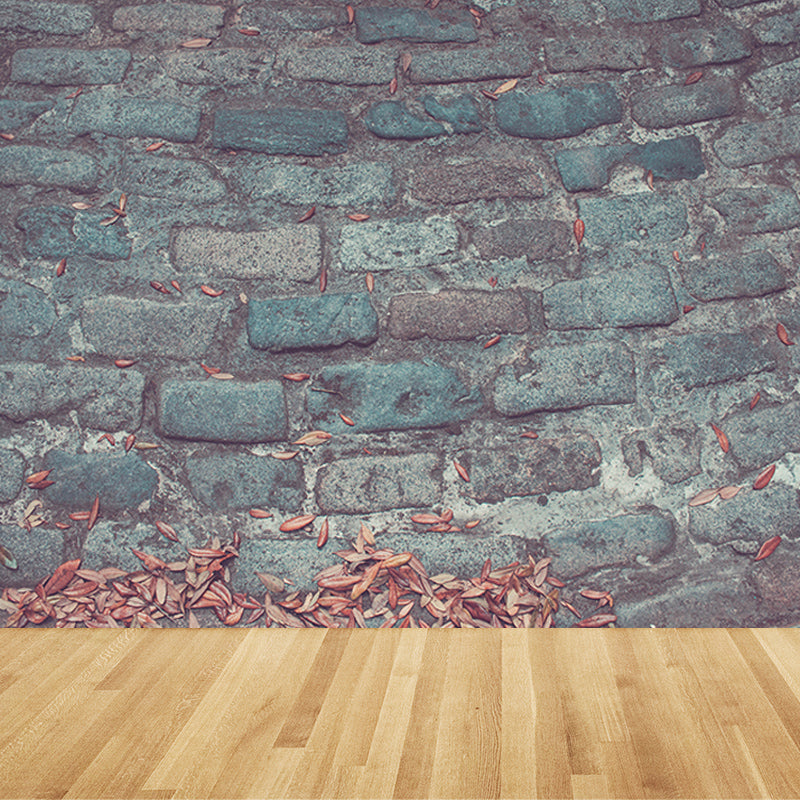 Retro Style Brick Mural Wallpaper for Sitting Room Decoration Moisture Resistant