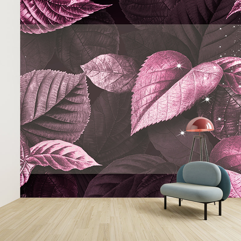 Tropical Plant Indoor Decoration Wall Mural for Living Room Bedroom, Made to Measure