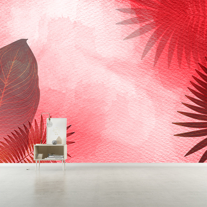 Tropical Plant Indoor Decoration Wall Mural for Living Room Bedroom, Made to Measure