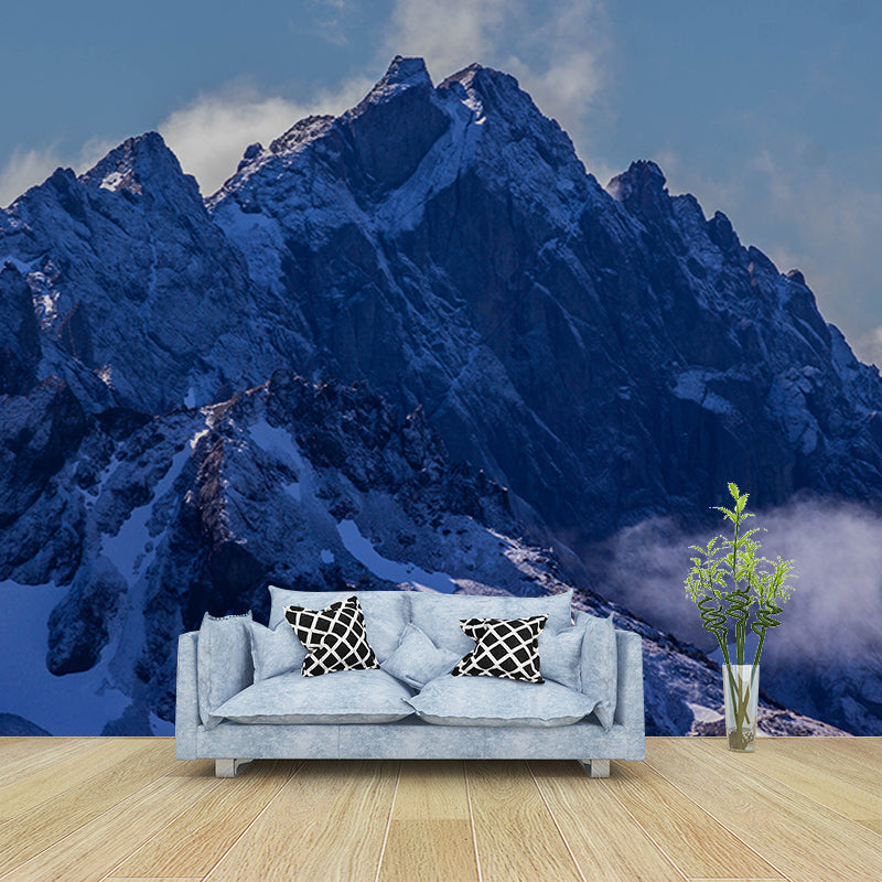 Mountain Peak Moisture-Resistant Mural Wall Decor for Sitting Room, Made to Measure