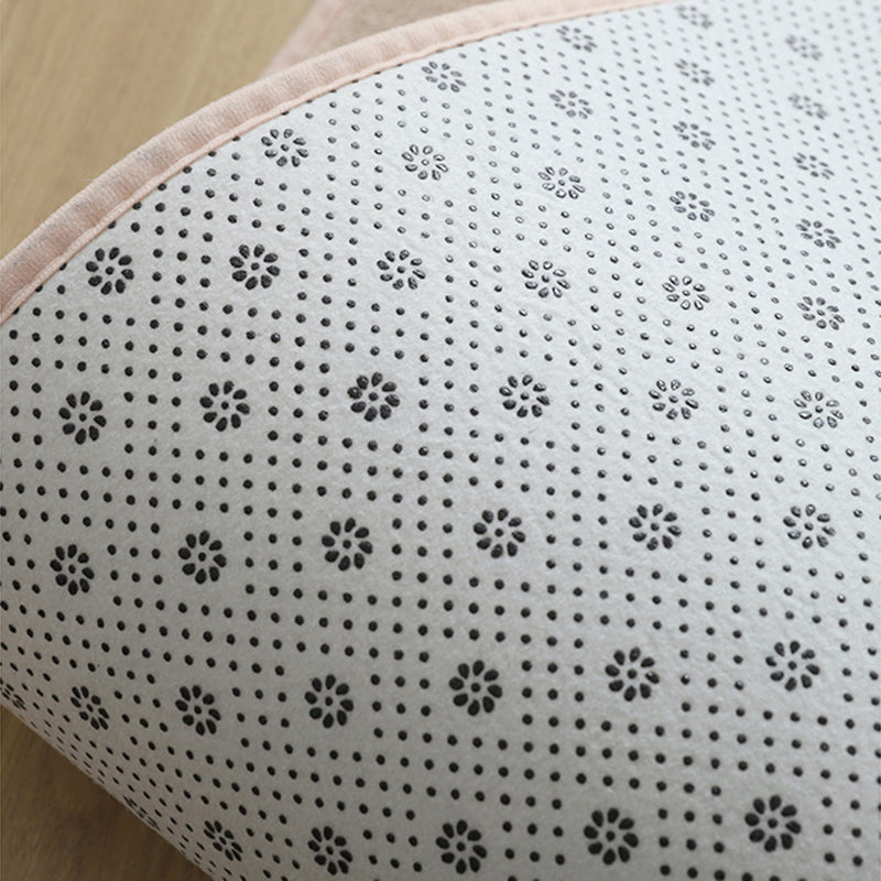 Navy Modern Rug Polyester Vis Binnen Taprijk Rug Stain Resistant Rug voor woonkamer