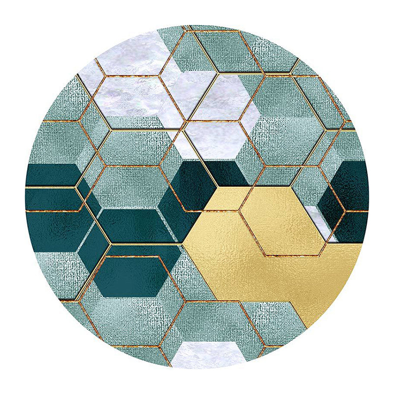 Goud modern tapijt mengsellijn indoor tapijt vlek resistent gebied tapijt voor woonkamer