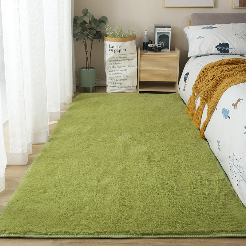Tappeto in poliestere con tappeto solido minimalista tappeto interno per la camera da letto per adulti