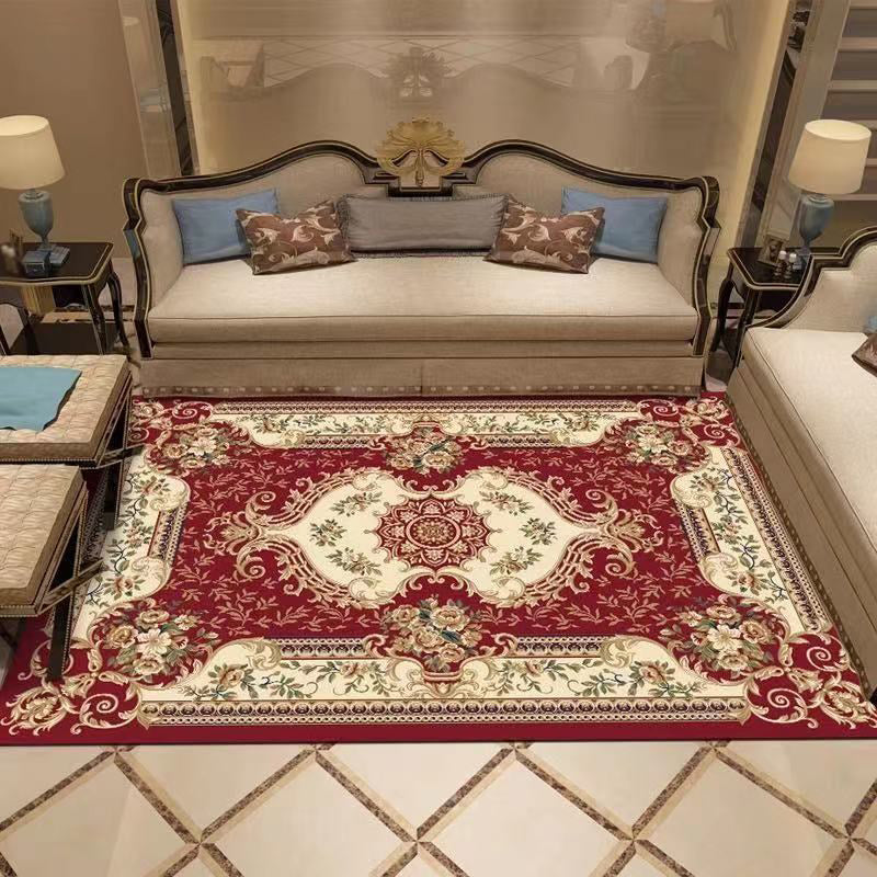 Vintage woonkamer tapijt Anrique Patroon Polyester Area Rug vlekbestendig Tapijt