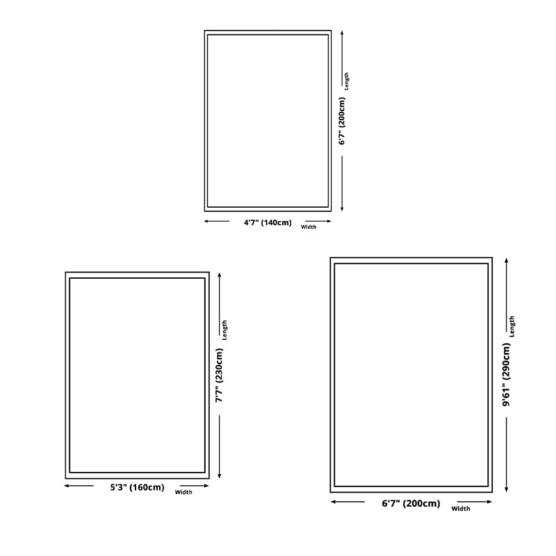 Light Gray Industrial Rug Blended Stripe Rug Stain Resistant Rug for Living Room