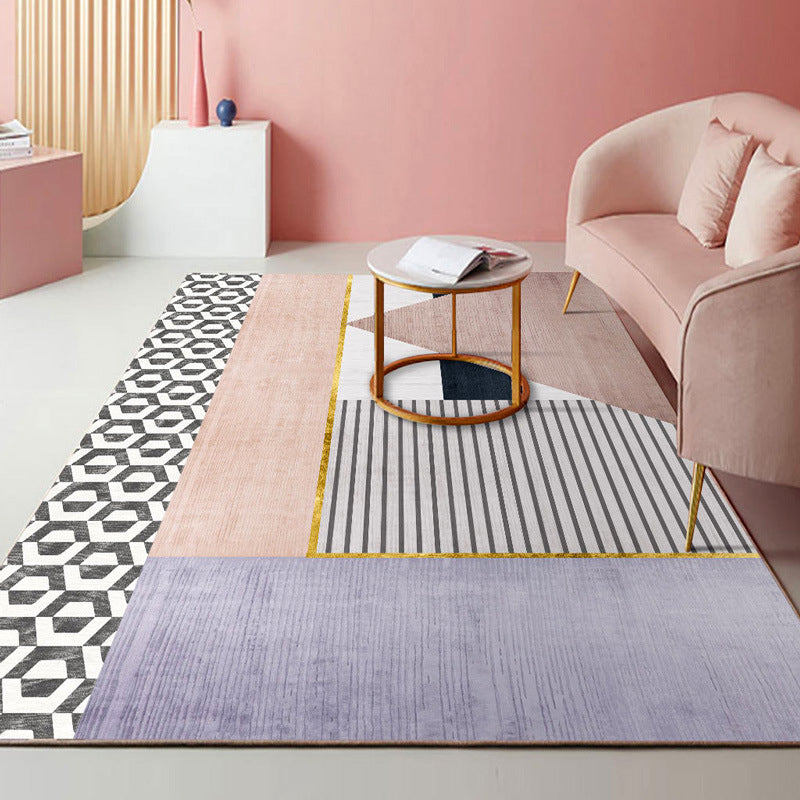 Lichtbruine kinderen tapijt polyester kleurstuk binnen tapijt vlek resistent tapijt voor woningdecoratie