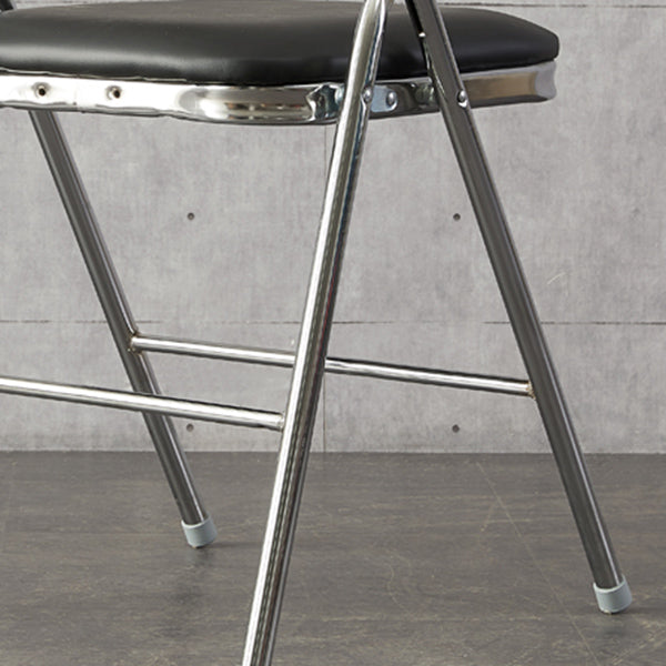 Silla moderna para interiores y exteriores, silla lateral de comedor con respaldo abierto y sin brazos de metal