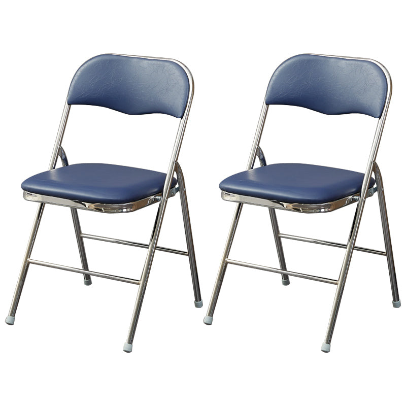 Silla moderna para interiores y exteriores, silla lateral de comedor con respaldo abierto y sin brazos de metal
