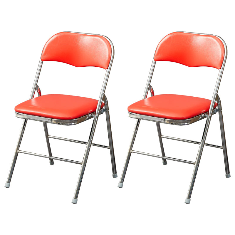 Silla moderna para interiores y exteriores, silla lateral de comedor con respaldo abierto y sin brazos de metal
