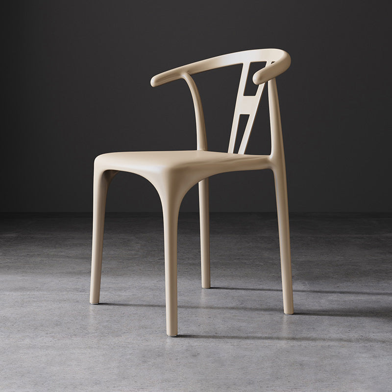 Chaises de restauration en plastique de style moderne