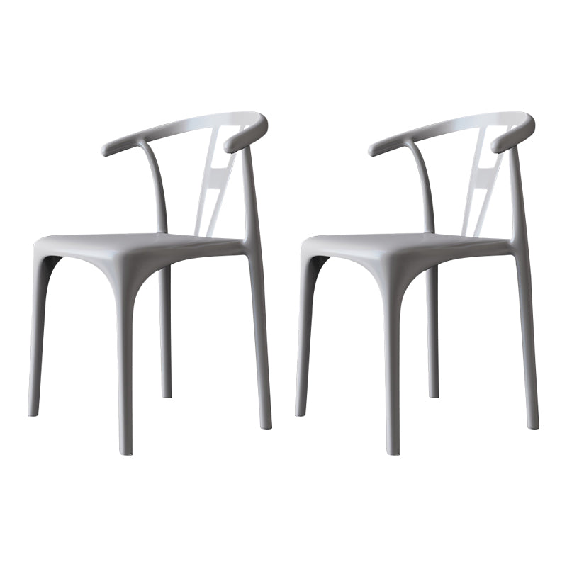 Chaises de restauration en plastique de style moderne