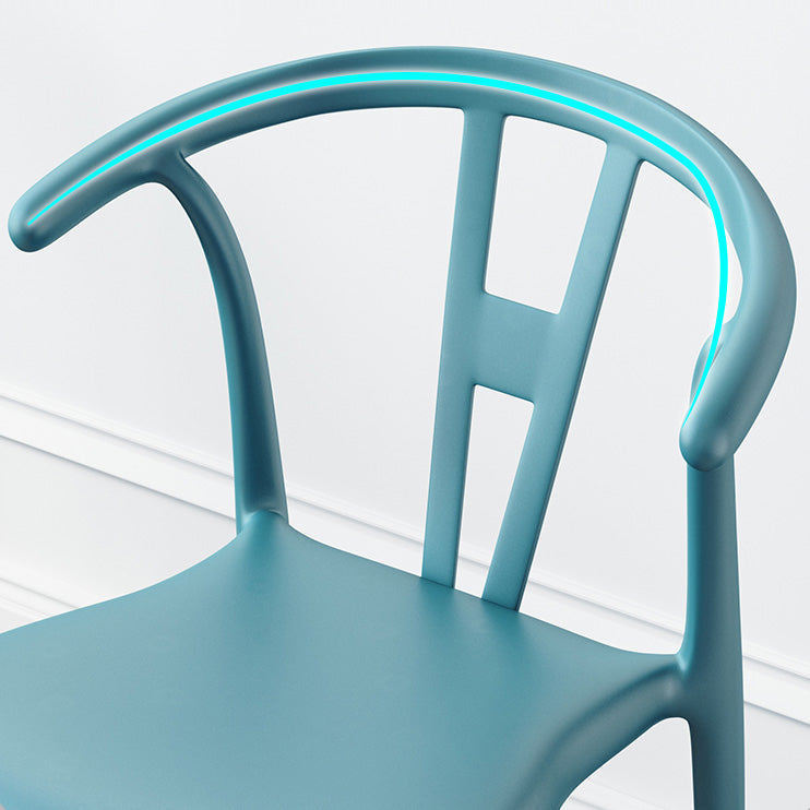Chaises de restauration en plastique de style moderne