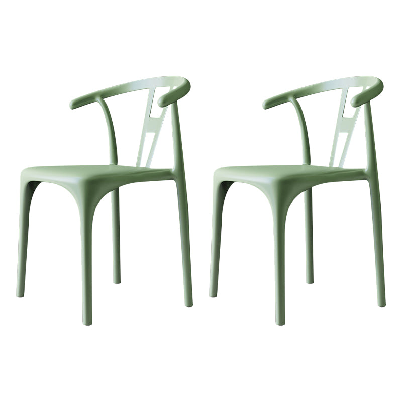 Chaises de restauration en plastique de style moderne