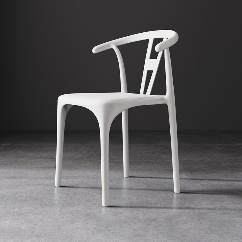 Chaises de restauration en plastique de style moderne