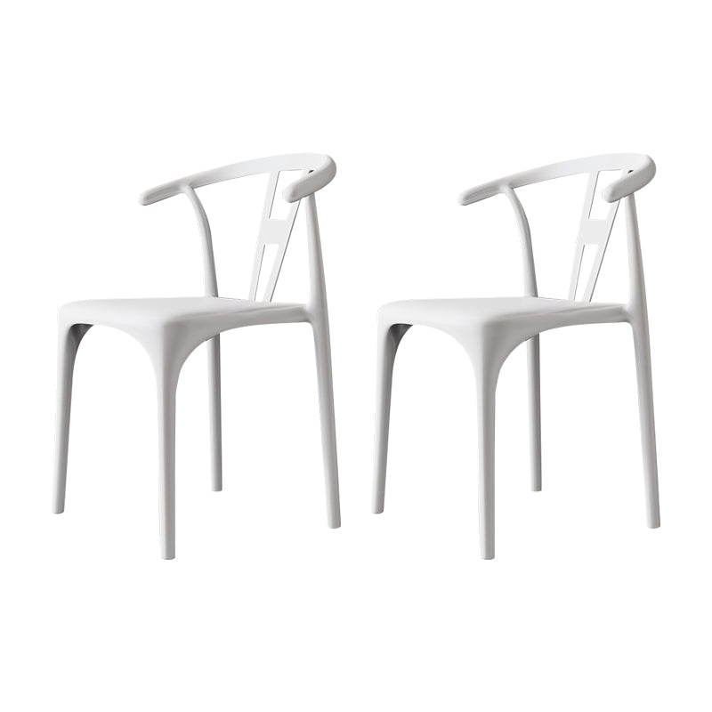 Chaises de restauration en plastique de style moderne