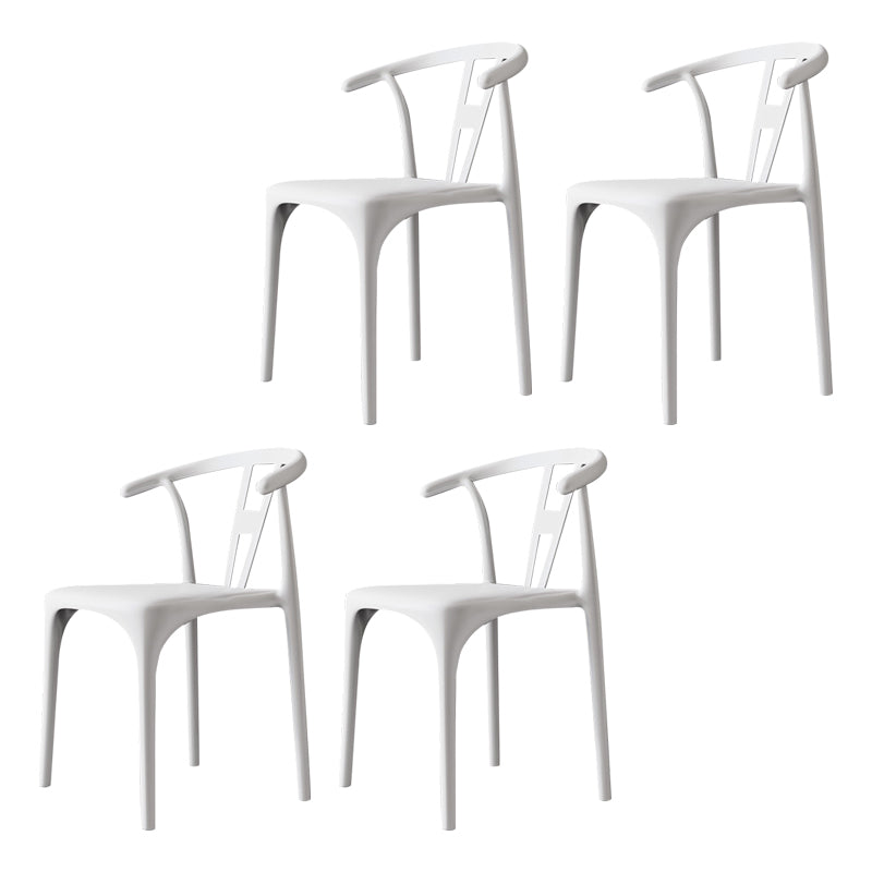 Chaises de restauration en plastique de style moderne
