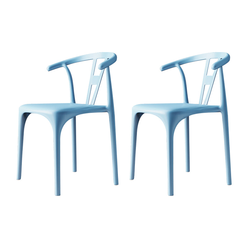 Chaises de restauration en plastique de style moderne