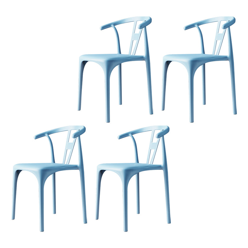 Chaises de restauration en plastique de style moderne
