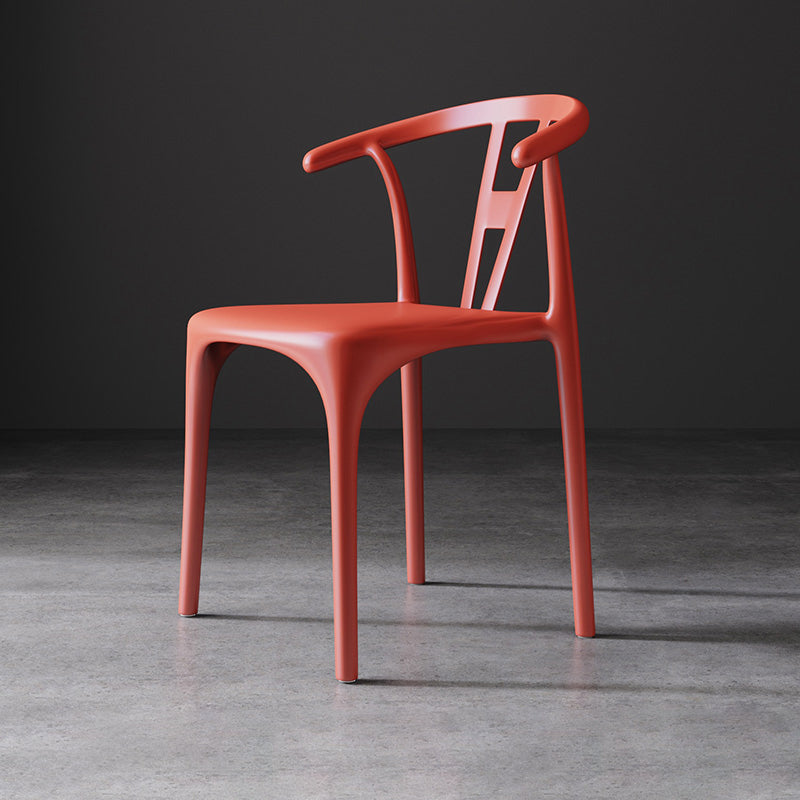 Chaises de restauration en plastique de style moderne