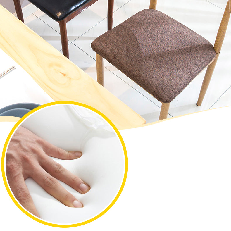 Silla de comedor interno moderna para el interior de metal silla de metal para el brazo