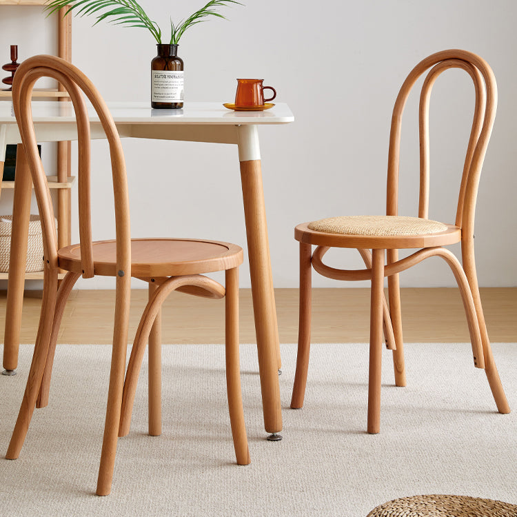 Le bois de hêtre de style moderne préside l'ensemble de chaise de cuisine à manger arrière Windsor