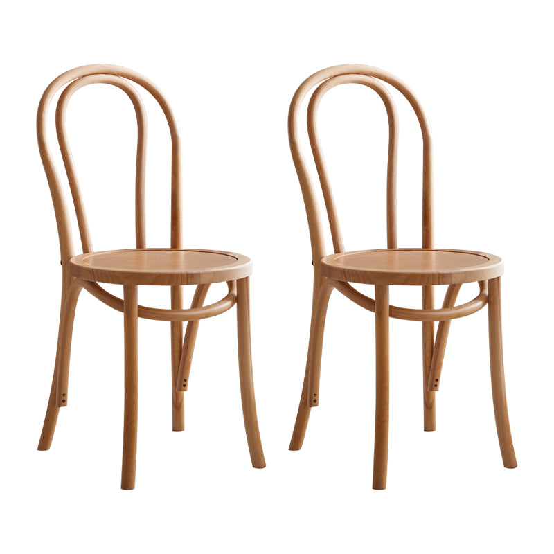 Le bois de hêtre de style moderne préside l'ensemble de chaise de cuisine à manger arrière Windsor