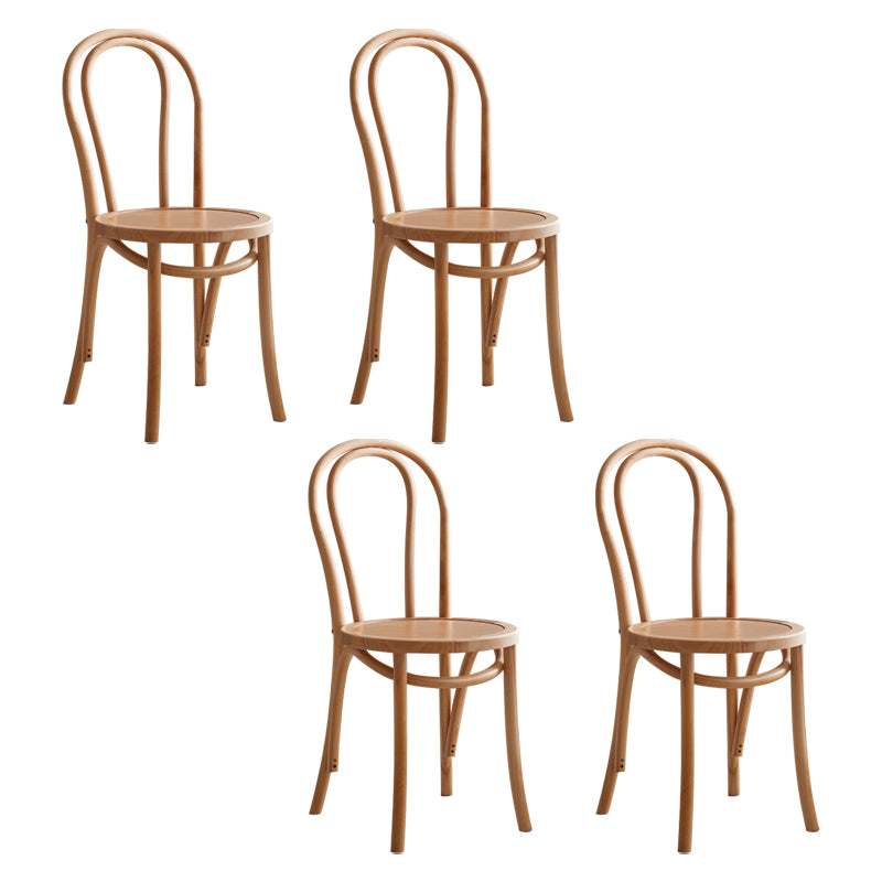 Le bois de hêtre de style moderne préside l'ensemble de chaise de cuisine à manger arrière Windsor