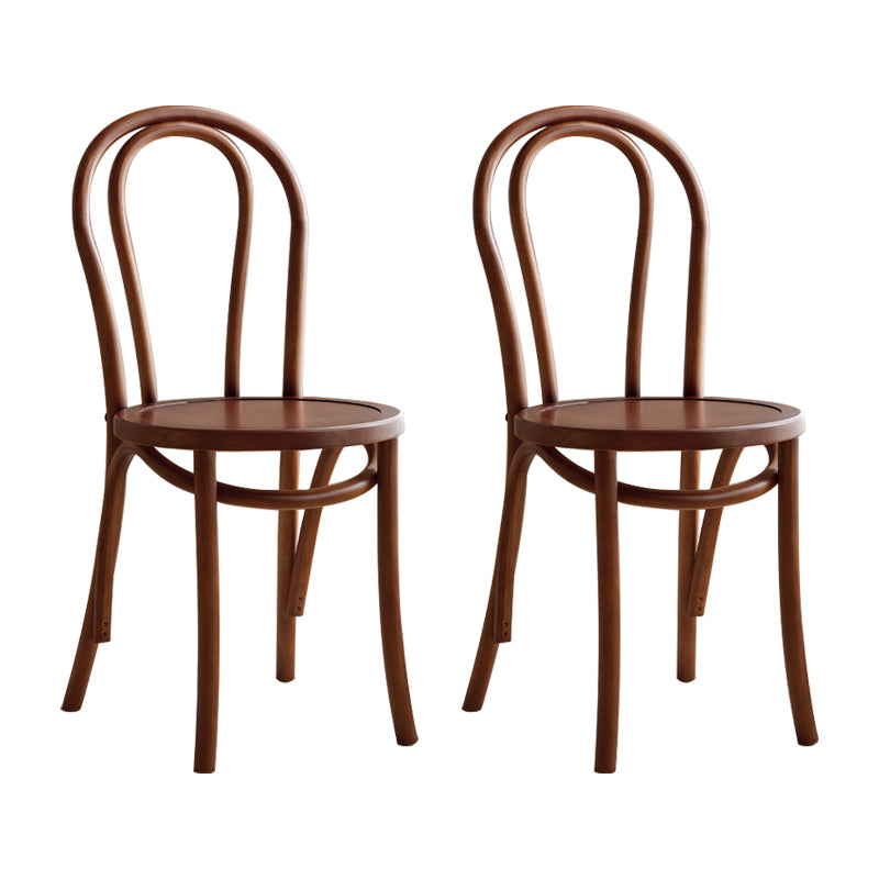 Le bois de hêtre de style moderne préside l'ensemble de chaise de cuisine à manger arrière Windsor