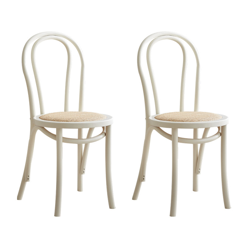Le bois de hêtre de style moderne préside l'ensemble de chaise de cuisine à manger arrière Windsor