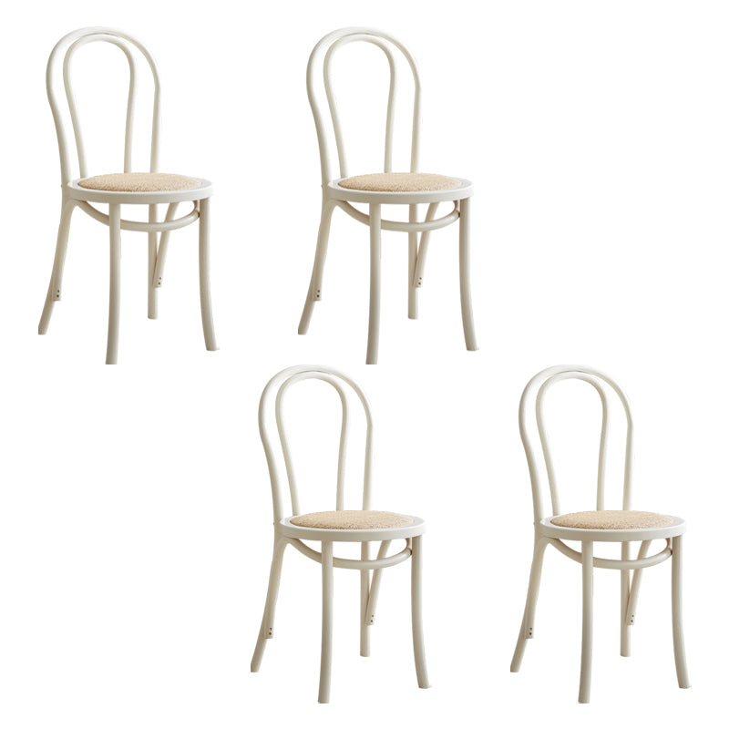 Le bois de hêtre de style moderne préside l'ensemble de chaise de cuisine à manger arrière Windsor