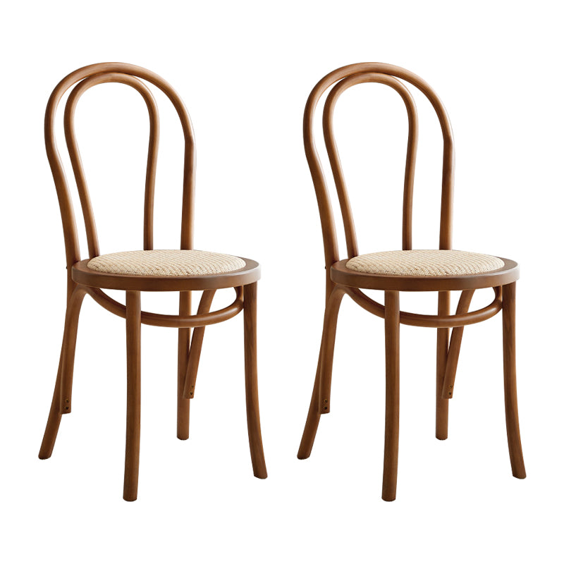 Le bois de hêtre de style moderne préside l'ensemble de chaise de cuisine à manger arrière Windsor