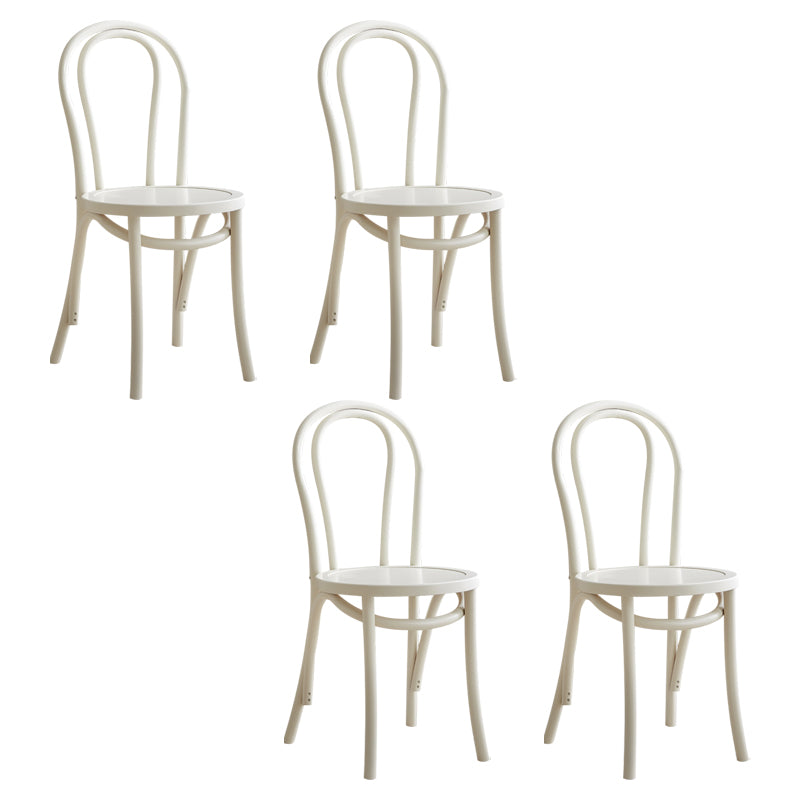 Le bois de hêtre de style moderne préside l'ensemble de chaise de cuisine à manger arrière Windsor