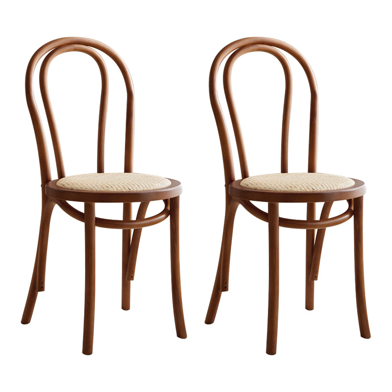 Le bois de hêtre de style moderne préside l'ensemble de chaise de cuisine à manger arrière Windsor