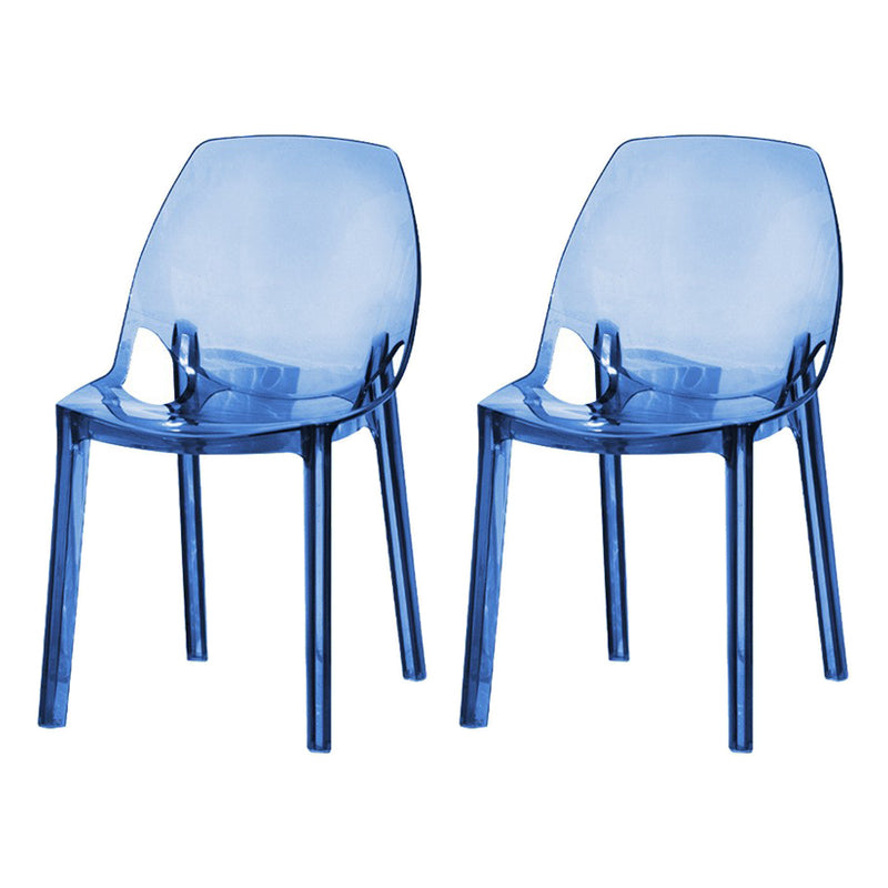 Silla de plástico de estilo escandinavo, respaldo sólido de cocina, sillas laterales de comedor