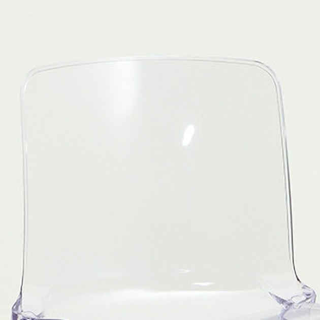Ensemble de chaises en plastique de style scandinave, chaises de cuisine à dossier solide