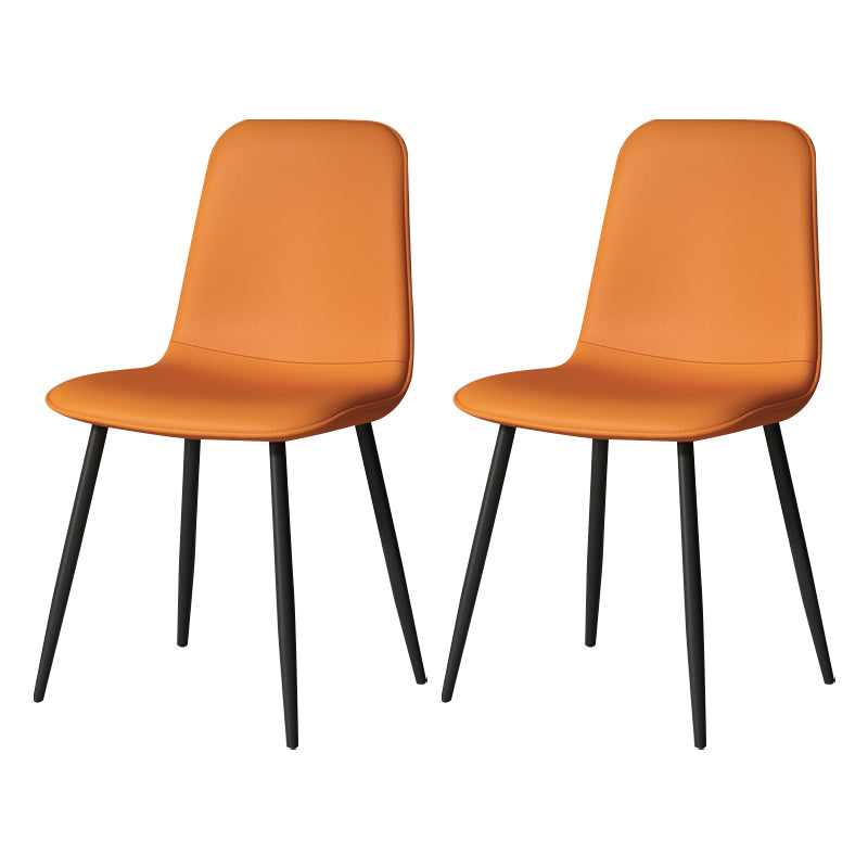 Juego de sillas de metal de estilo escandinavo, cocina, comedor, sillas laterales con respaldo sólido