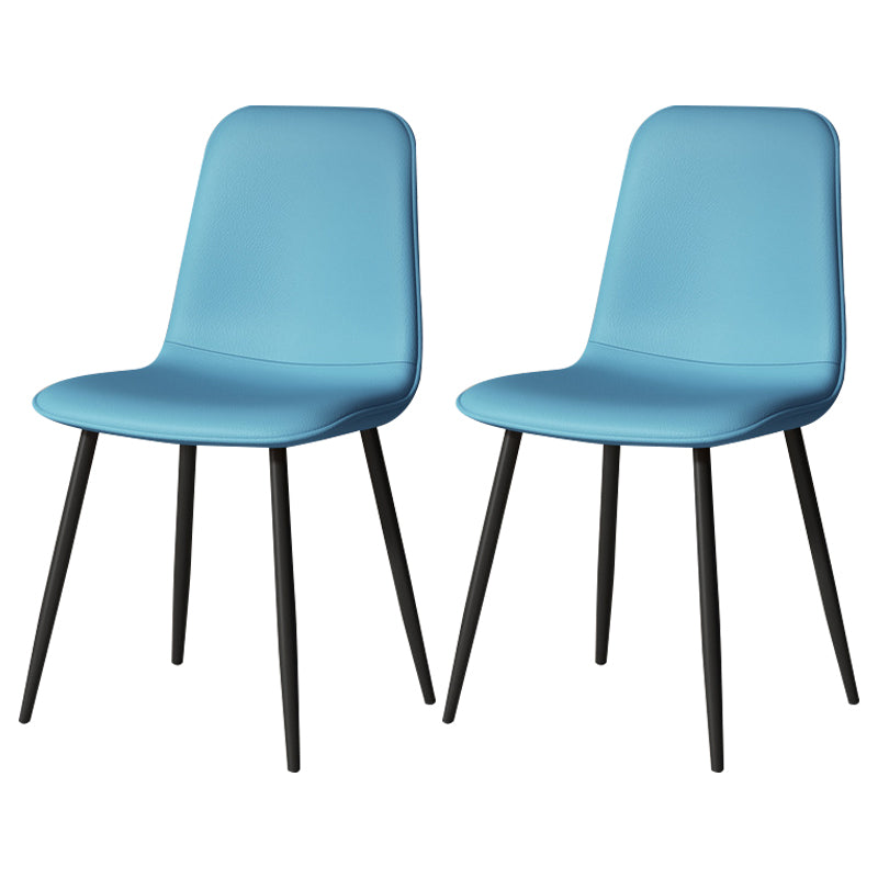 Juego de sillas de metal de estilo escandinavo, cocina, comedor, sillas laterales con respaldo sólido