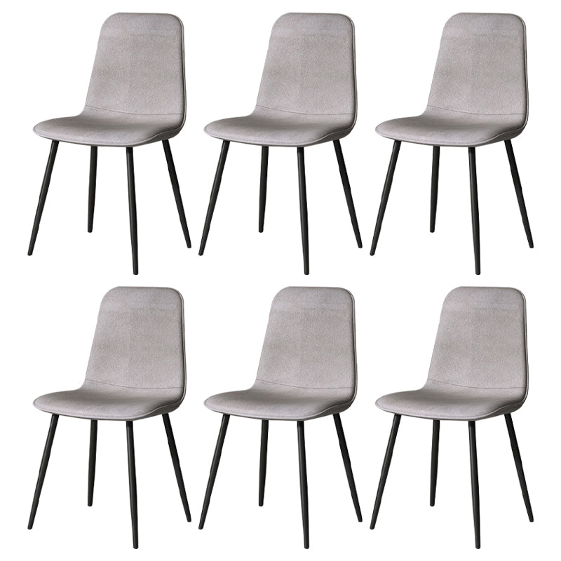 Juego de sillas de metal de estilo escandinavo, cocina, comedor, sillas laterales con respaldo sólido