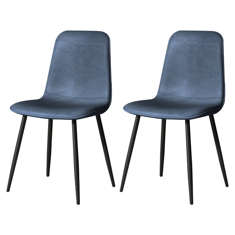 Juego de sillas de metal de estilo escandinavo, cocina, comedor, sillas laterales con respaldo sólido