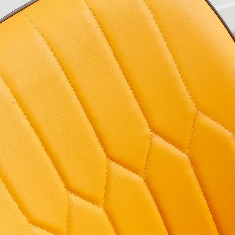 Scandinavian Indoor Arm Chair Parsons Back Upholstered Metal Dining Room Chair